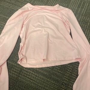 Light pink shirt!
